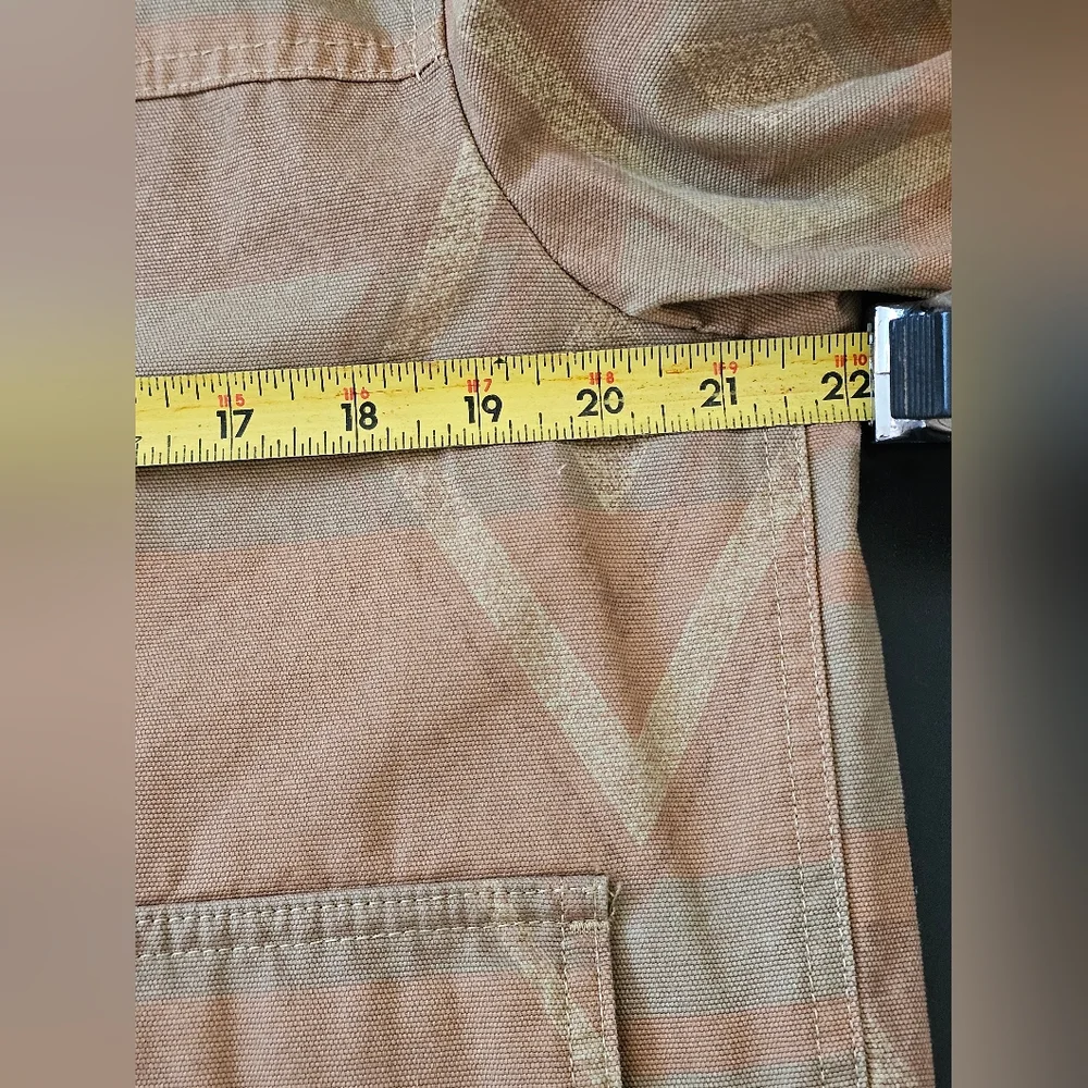 Levi's Tribal Print Utility Jacket Medium NWT 100% Cotton Snap Button & Zip West - Picture 10 of 11